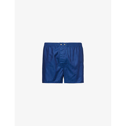 Derek Rose Paris mid-rise cotton boxer shorts