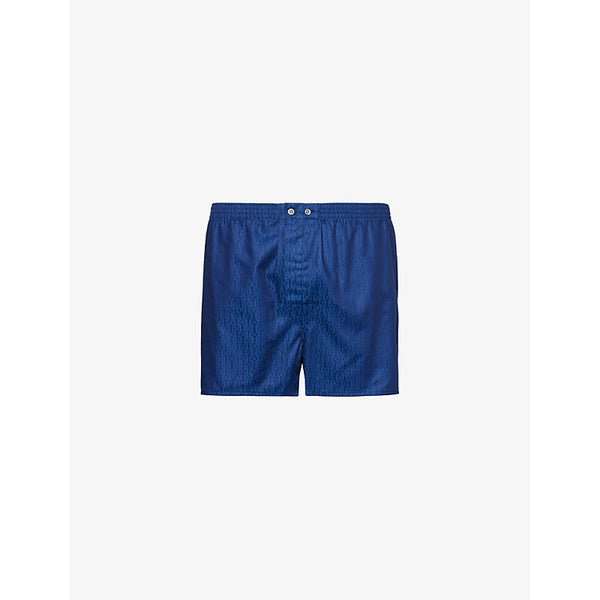 Mens Derek Rose Paris mid-rise cotton boxer shorts