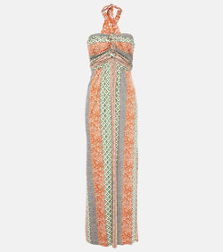 Diane von Furstenberg Annabelle printed jersey maxi dress | LYBSTORE