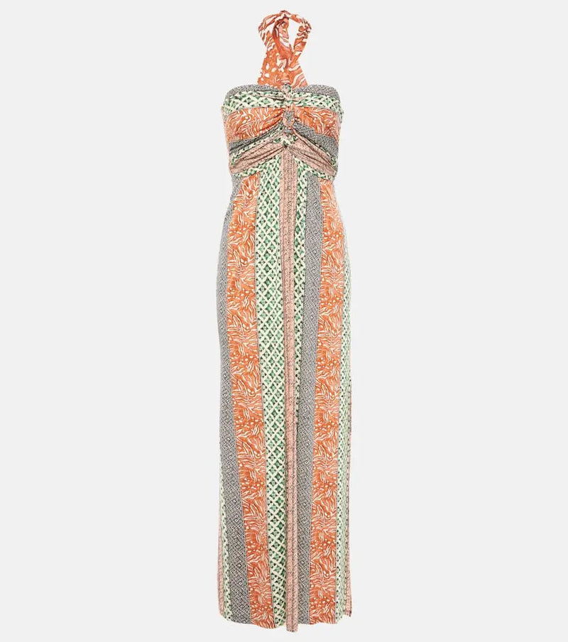 Diane von Furstenberg Annabelle printed jersey maxi dress | LYBSTORE