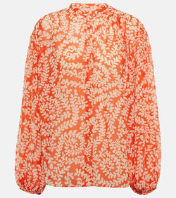 Diane von Furstenberg Bristol printed top | LYBSTORE