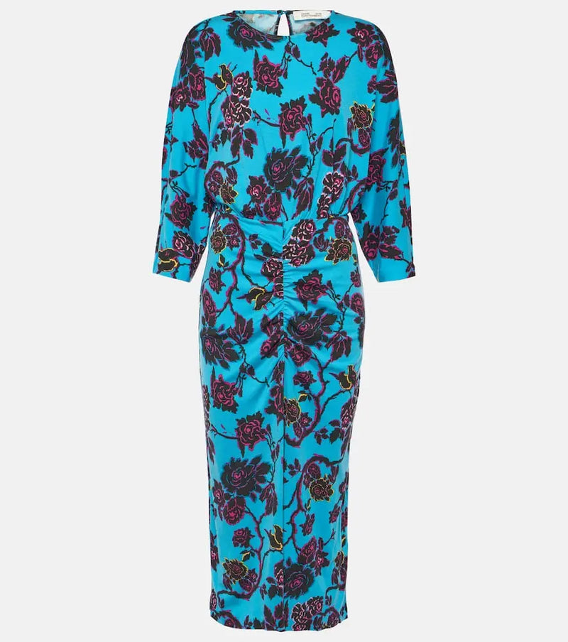 Diane von Furstenberg Chrisey floral midi dress