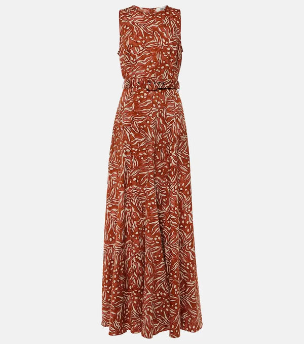 Diane von Furstenberg Elliot jacquard maxi dress