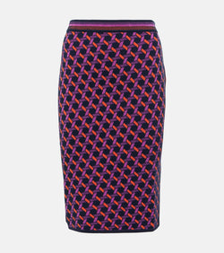 Diane von Furstenberg Hazel jacquard midi skirt