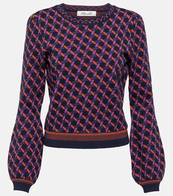 Diane von Furstenberg Iggy jacquard sweater