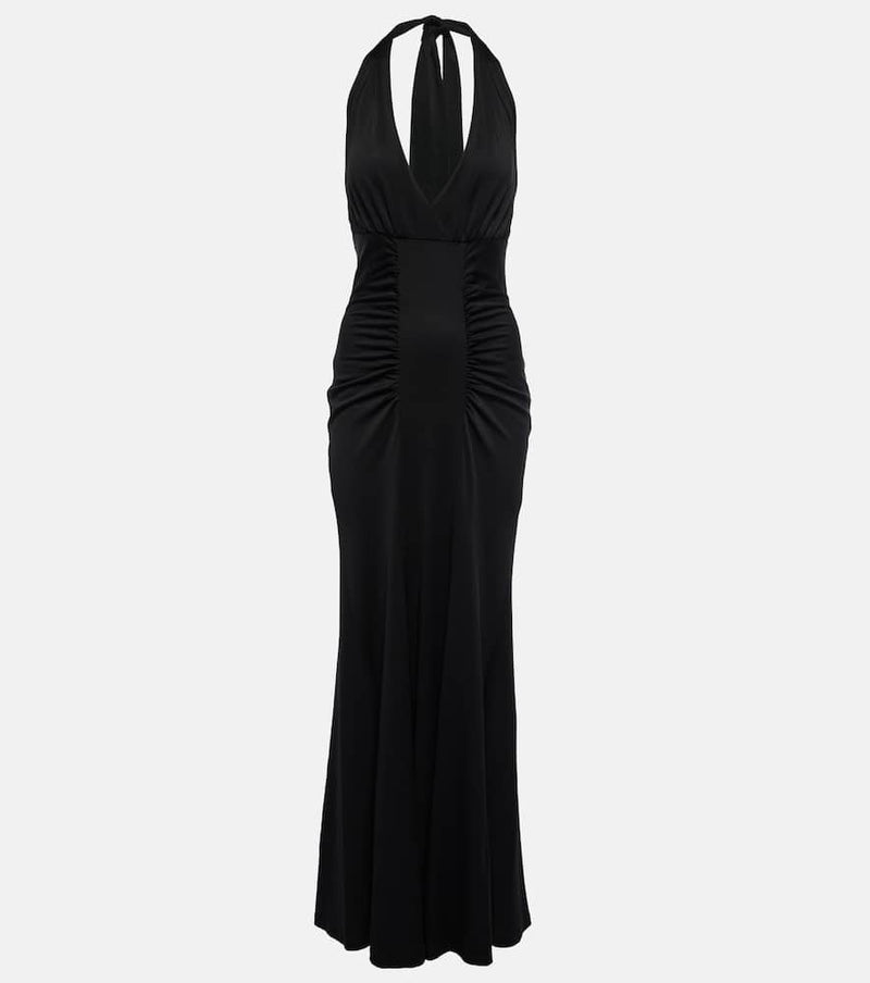 Diane von Furstenberg Makayla gathered jersey maxi dress