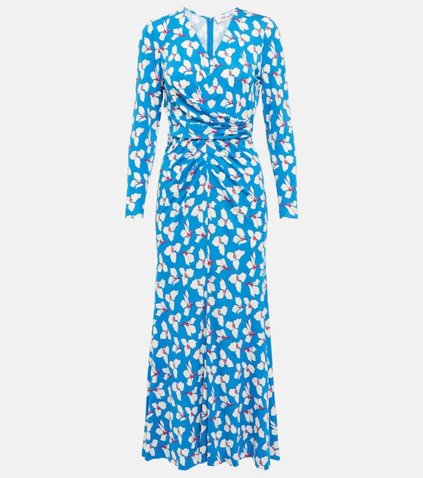 Diane von Furstenberg Printed jersey midi dress | LYBSTORE