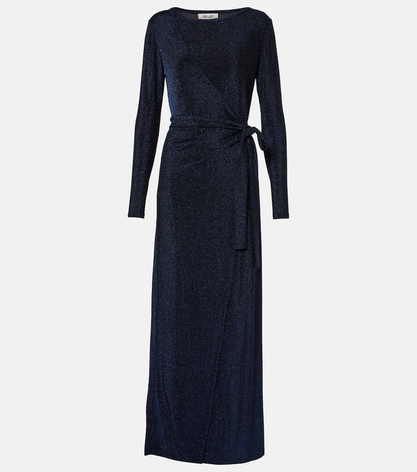 Diane von Furstenberg Simona lamé wrap dress