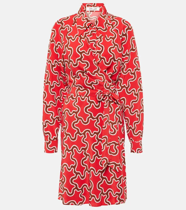 Diane von Furstenberg Sophie printed jersey minidress