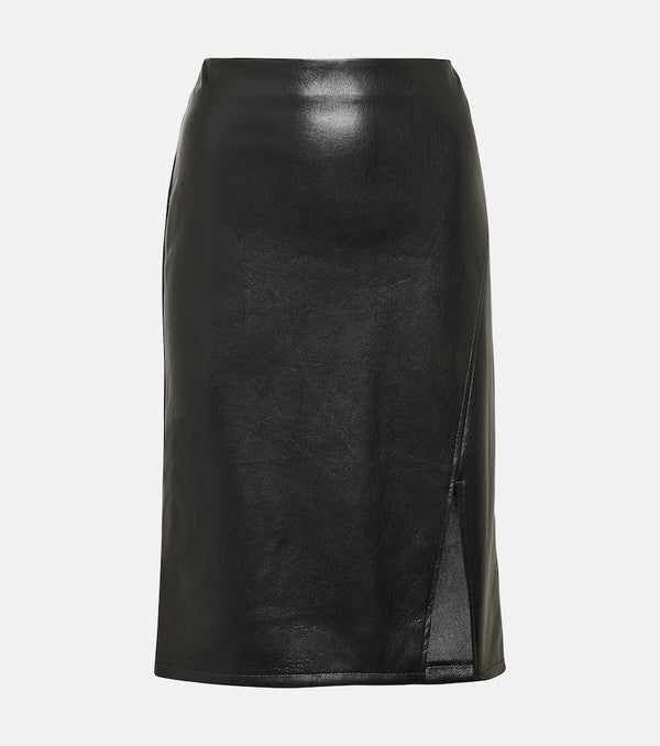 Diane von Furstenberg Taashi faux leather midi skirt