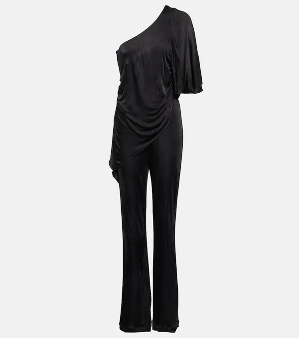 Diane von Furstenberg Talia one-shoulder jersey jumpsuit | LYBSTORE