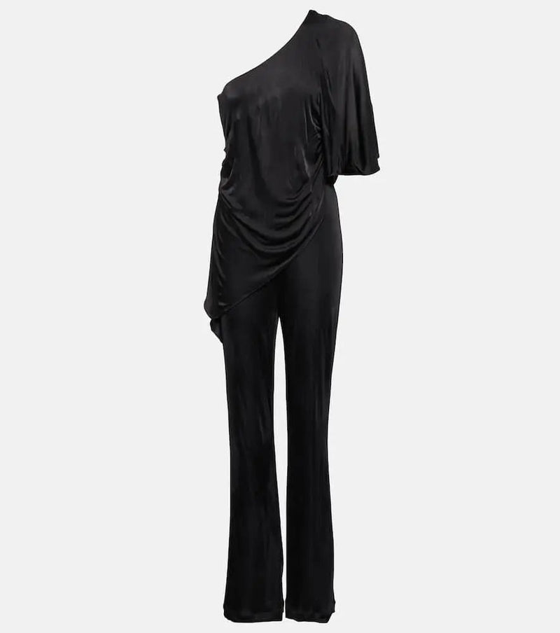 Diane von Furstenberg Talia one-shoulder jersey jumpsuit