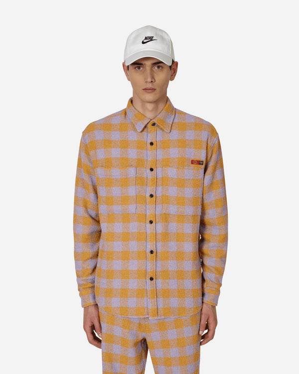 Dickies Opening Ceremony Tweed Check Shirt Pink