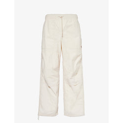 Dickies Fishersville brand-patch wide-leg relaxed-fit cotton trousers | LYBSTORE