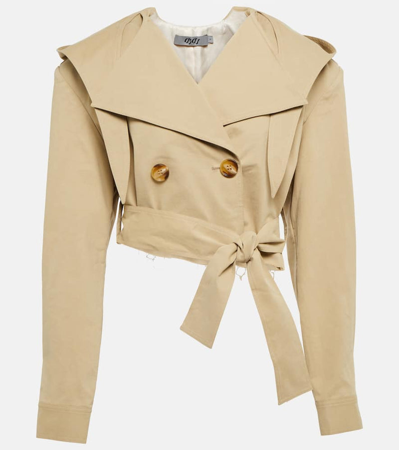 Didu Cropped cotton gabardine jacket