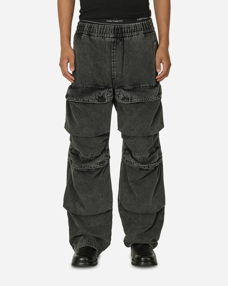 Diesel Denim Cargo Pants Black