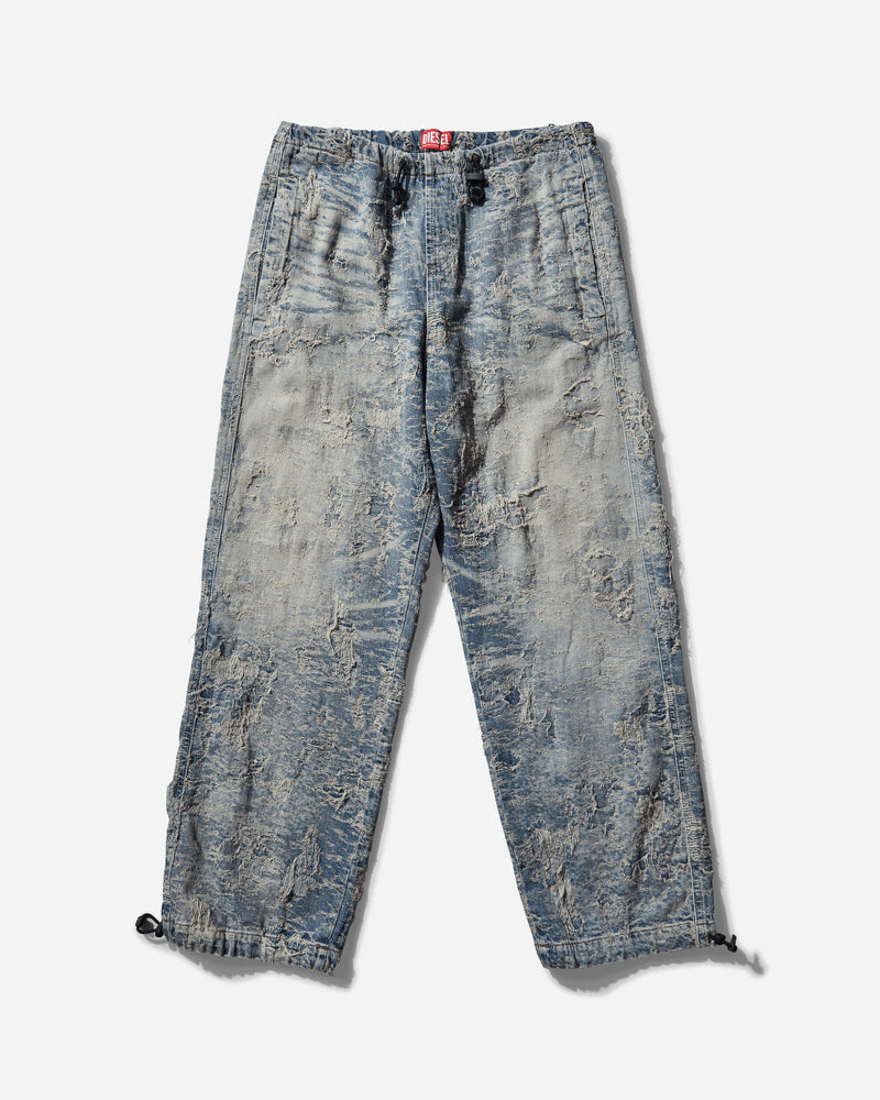 Diesel Men s D-Martial Distressed Denim Pants Blue