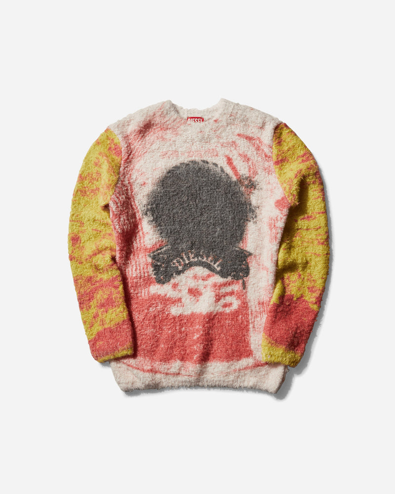 Diesel Men s Sprayed Graphic Crewneck Sweater Multicolor