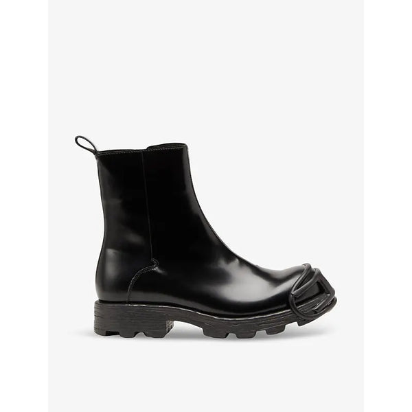 Diesel D-Hammer Bt Zip D toe-guard leather chelsea boots