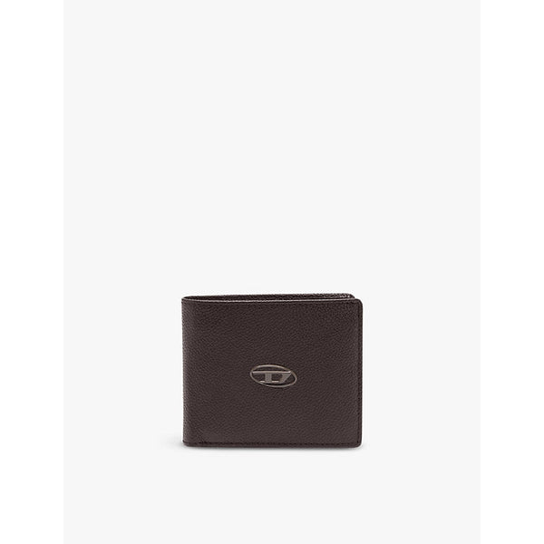 Mens Diesel Logo-badge bi-fold leather waller