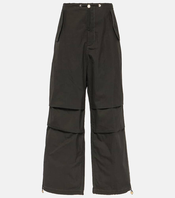 Dion Lee Cotton-blend wide-leg pants