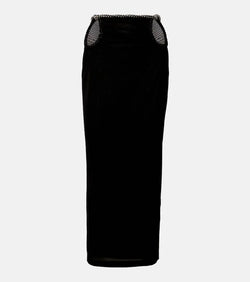 Dion Lee Cutout jersey midi skirt | LYBSTORE