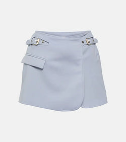 Dion Lee Interlock high-rise wrap miniskirt | LYBSTORE