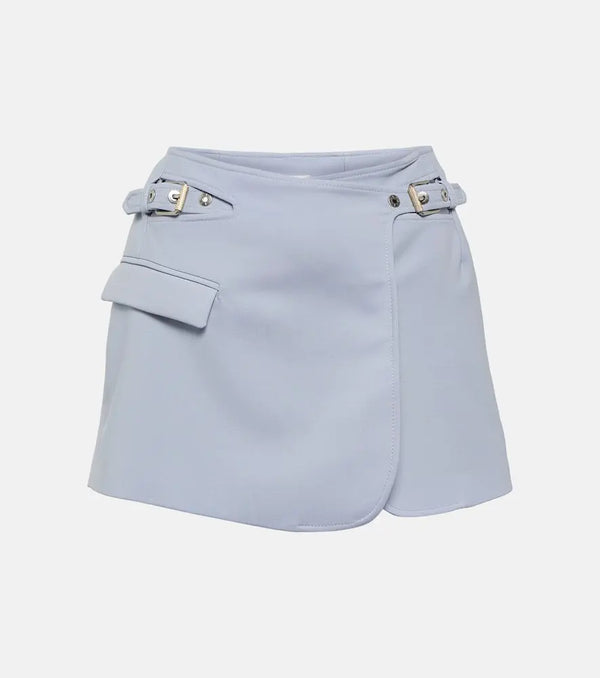 Dion Lee Interlock high-rise wrap miniskirt | LYBSTORE