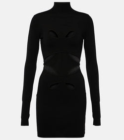 Dion Lee Mobius Loop cutout wool-blend minidress