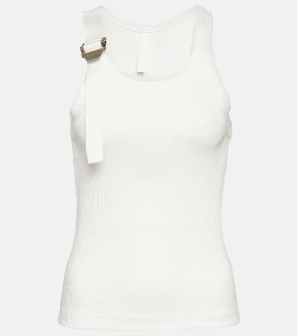 Dion Lee Safety Slider cotton-blend tank top | LYBSTORE