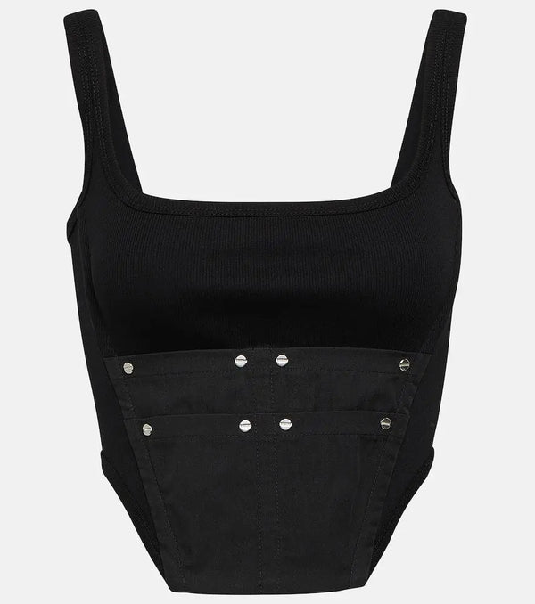 Dion Lee Workwear cotton corset top | LYBSTORE