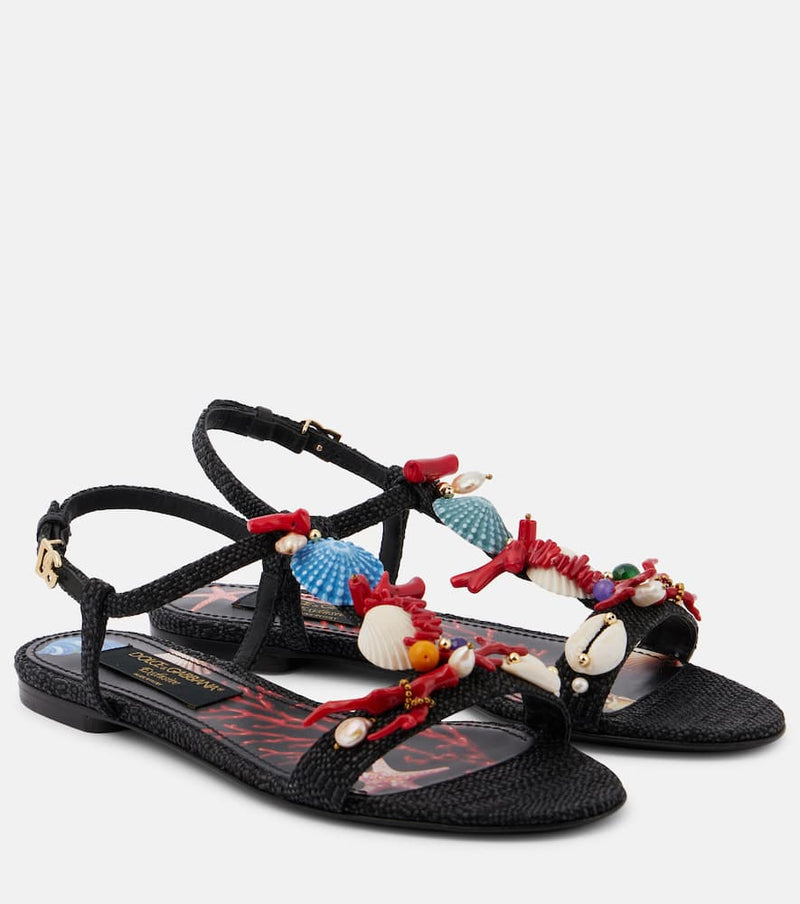 Dolce & Gabbana Capri embellished sandals