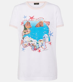 Dolce & Gabbana Capri printed cotton jersey T-shirt