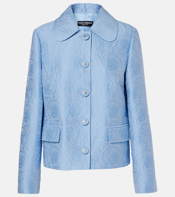 Dolce & Gabbana Cotton and silk-blend jacquard jacket