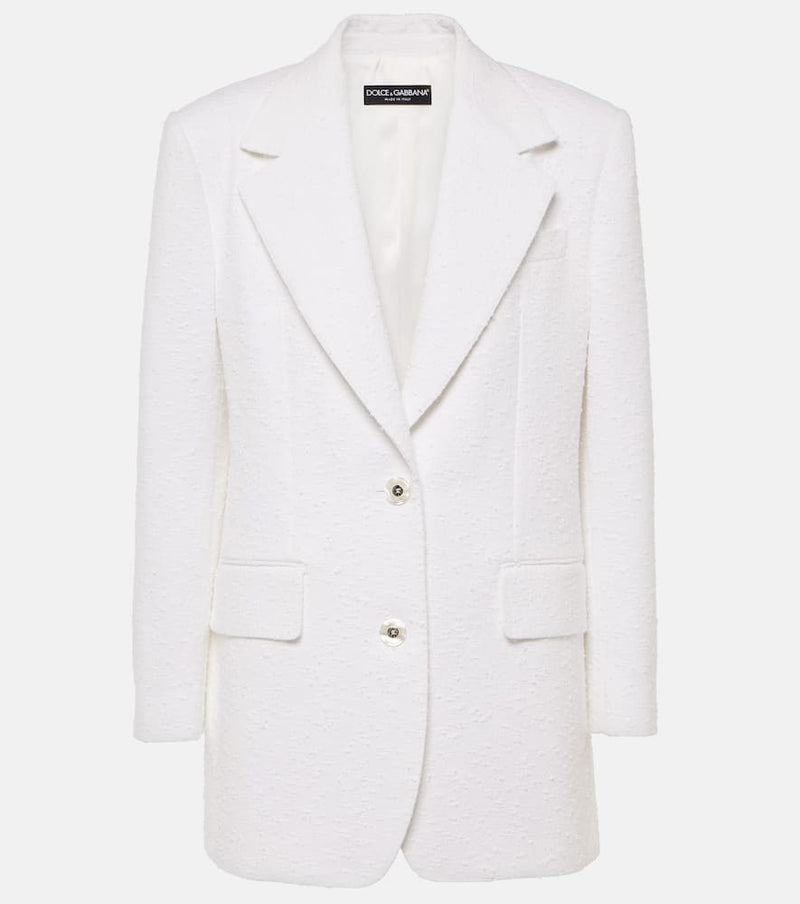 Dolce & Gabbana Cotton-blend tweed blazer