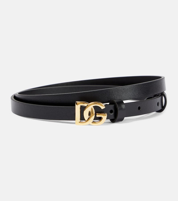 Dolce & Gabbana DG leather belt