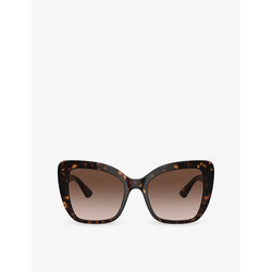 Dolce & Gabbana DG4348 butterfly-frame acetate sunglasses | LYBSTORE