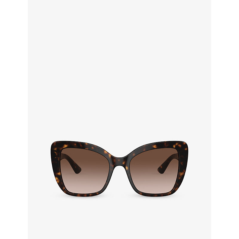 Dolce & Gabbana DG4348 butterfly-frame acetate sunglasses | LYBSTORE