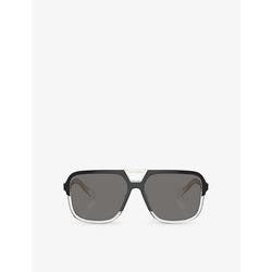 Dolce & Gabbana DG4354 square-frame acetate sunglasses | LYBSTORE