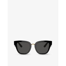 Dolce & Gabbana DG4437 butterfly-frame acetate sunglasses