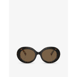 Dolce & Gabbana DG4448 oval-frame acetate sunglasses