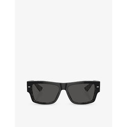 Dolce & Gabbana DG4451 rectangle-frame acetate sunglasses | LYBSTORE