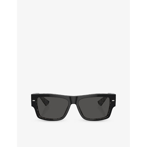 Dolce & Gabbana DG4451 rectangle-frame acetate sunglasses | LYBSTORE