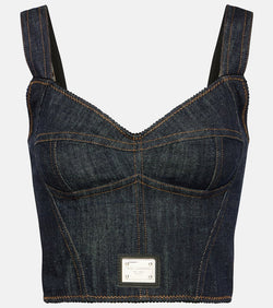 Dolce & Gabbana Denim bustier