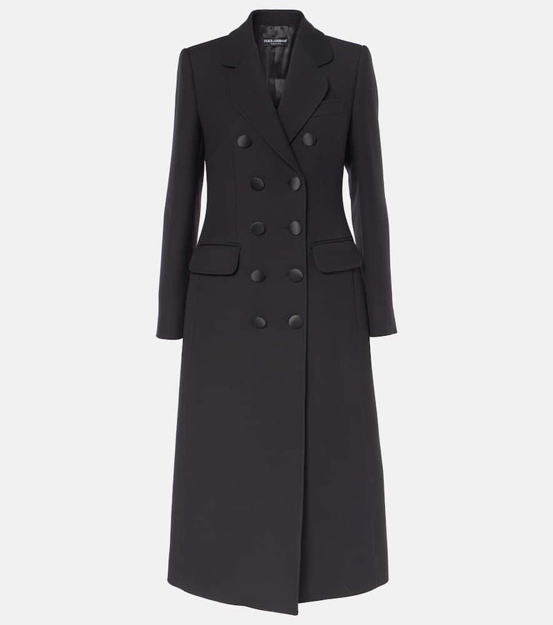 Dolce & Gabbana Double-breasted virgin wool coat