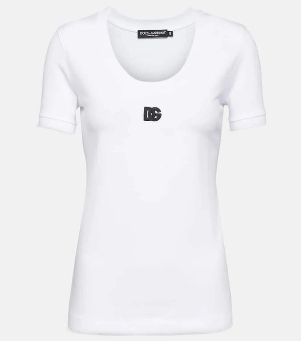 Dolce & Gabbana Logo cotton-blend jersey T-shirt