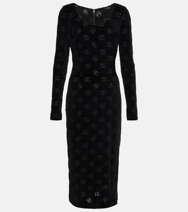 Dolce & Gabbana Logo cotton midi dress