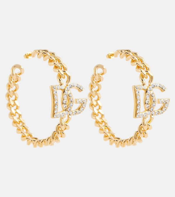 Dolce & Gabbana Logo embellished earrings