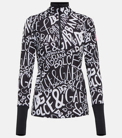 Dolce & Gabbana Logo-print ski top