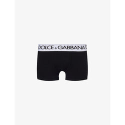 Mens Dolce & Gabbana Logo-waistband stretch-cotton boxers